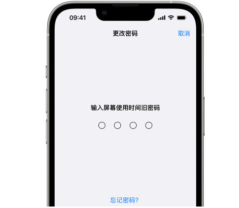 乐都iPhone屏幕维修分享iPhone屏幕使用时间密码忘记了怎么办 