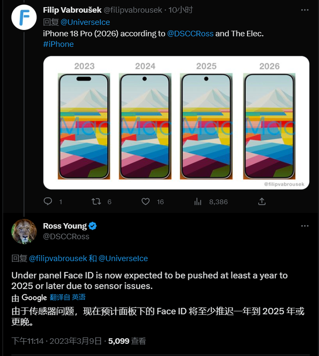 乐都苹果手机维修分享:屏下Face ID有什么优势？iPhone何时会有屏下Face ID？ 